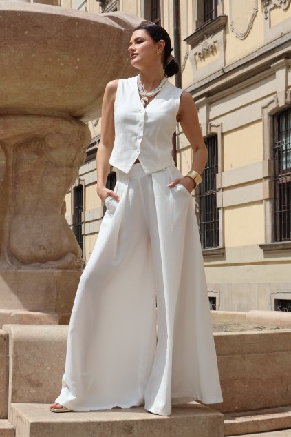 Kalhotová sukně ECRU _ poslední šance