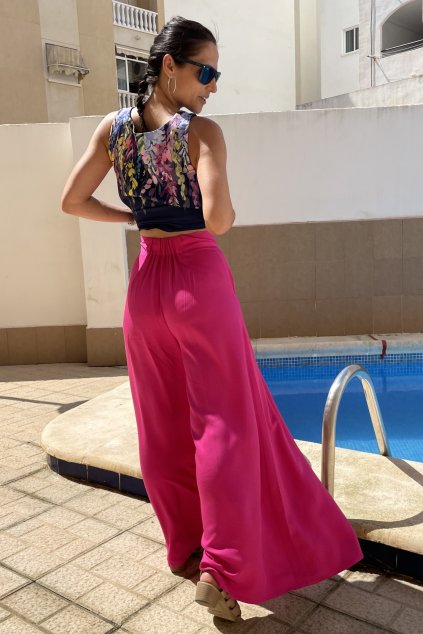 Kalhotová sukně FUCHSIA