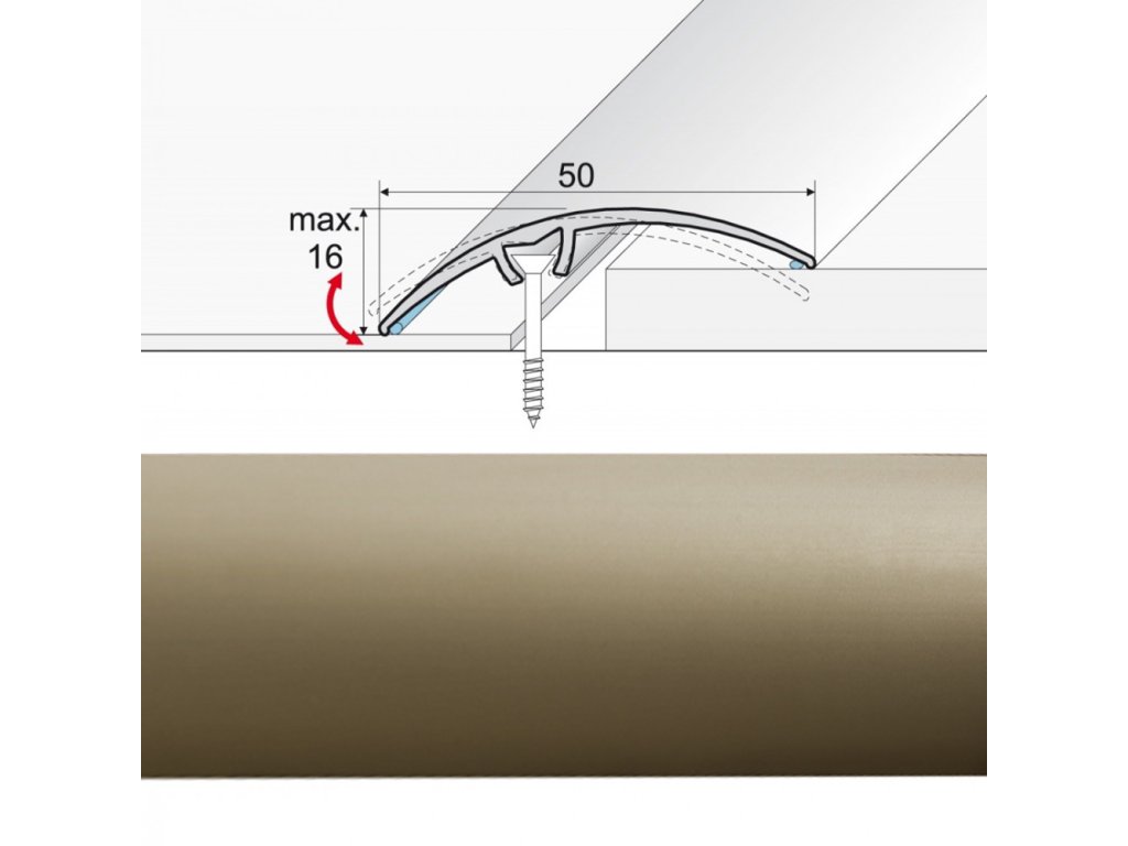prechodova lista narazeci a65 champagne