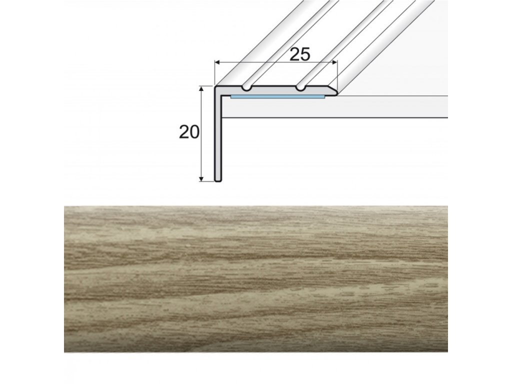 ukoncovaci lepena lista a36 dub arctic 20904