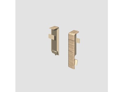 spojka dub stredne hnedy 2ks bal