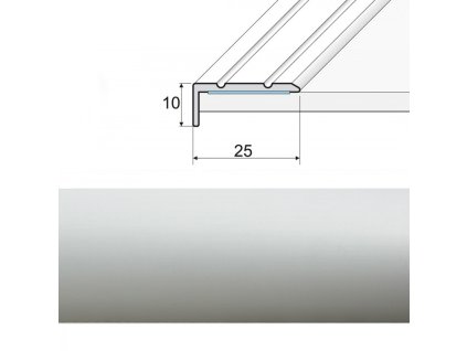 ukoncovaci lepena lista a31 stribro 01