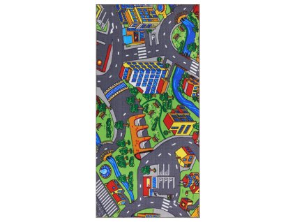 detsky koberec s obsitim clever town