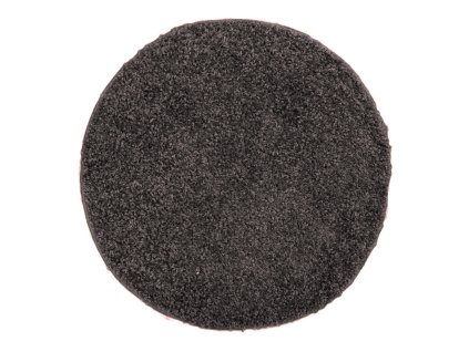 koberec life shaggy cierny 1500 kruh