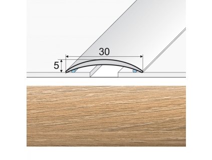 prechodova lepena lista a03 dub natural 20920