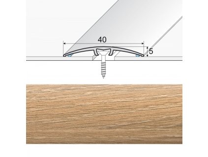 prechodova lista narazeci a64 dub natural 20920