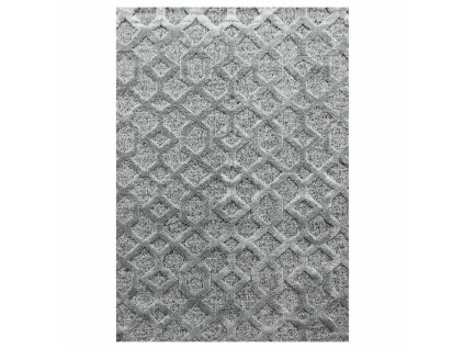 kusovy koberec pisa 4702 sivy