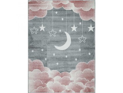 detsky koberec playtime 2101a ruzovy