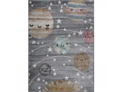 detsky koberec playtime 2105a sivy