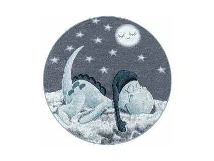 koberec bambi kruh 840 modry