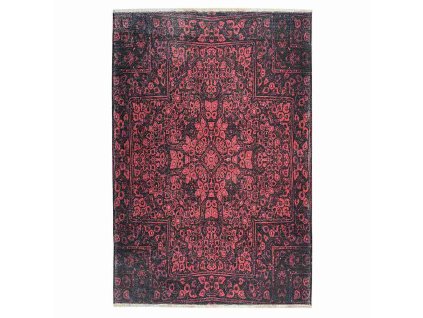 kusovy koberec azteca 550 cerveny