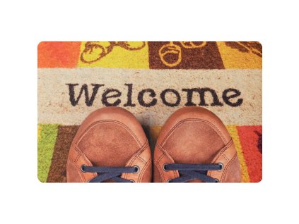 rohoz 3d print coco 2780 welcome hnede boty