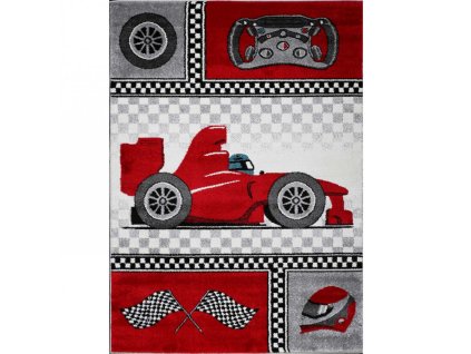 detsky koberec playtime 0460a cerveny