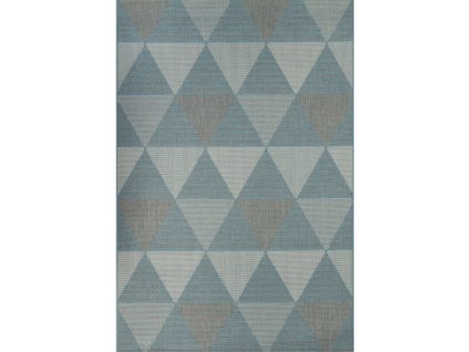 koberec flat 21132 strieborne modry