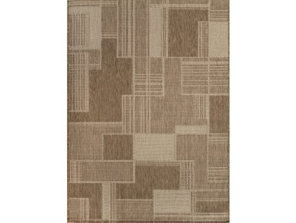 koberec level 20632 sivo hnedy