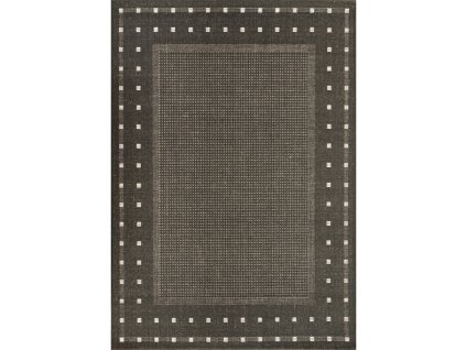 koberec level 20329 cierno strieborny