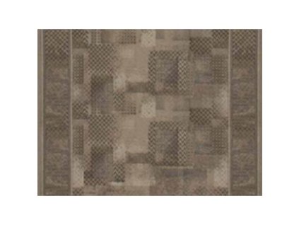 Spoltex / běhoun Tribe / 37 Khaki  (Šíře role 1 m)