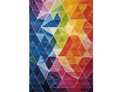 Spoltex / Fantasy / 835-17 Blue-yellow  (Rozměr 80 x 150 cm)