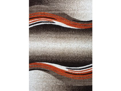 Spoltex / Enigma New / 307-78 Brown-orange  (Rozměr 80 x 150 cm)