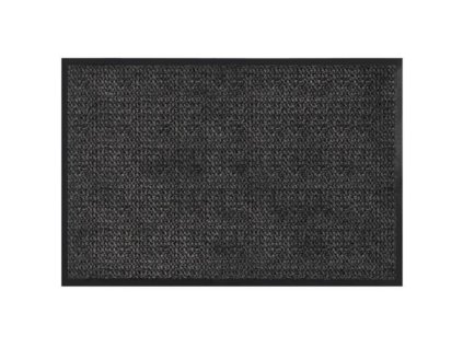 Spoltex / kusová rohožka Prisma / 50 černá  (Rozměr 80 x 120 cm)