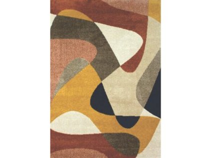 Spoltex / Achat / 618-72 Rust - cream  (Rozměr 80 x 150 cm)