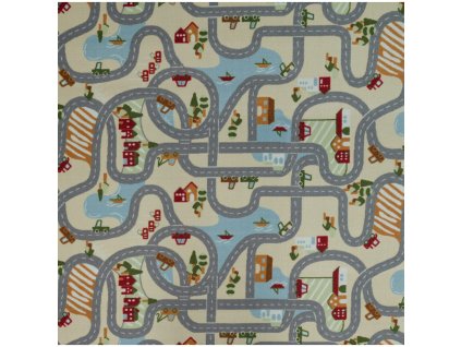 Koberec Roads 8712 béžová, Šíře (m) 4.00 (Šíře role 4.00 m)