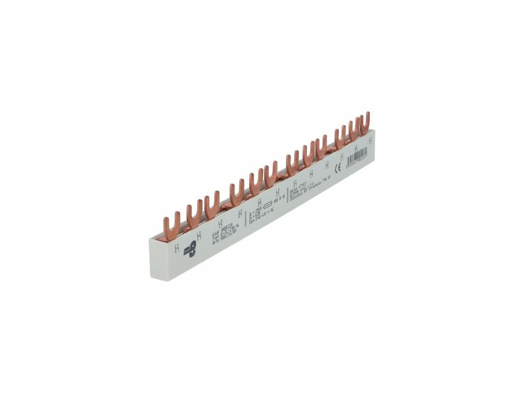 Prop. lišta G-3L-210/16, vidlica, 3-pólová, 80A, rozstup 17,8 mm, uzavretá (1000228)