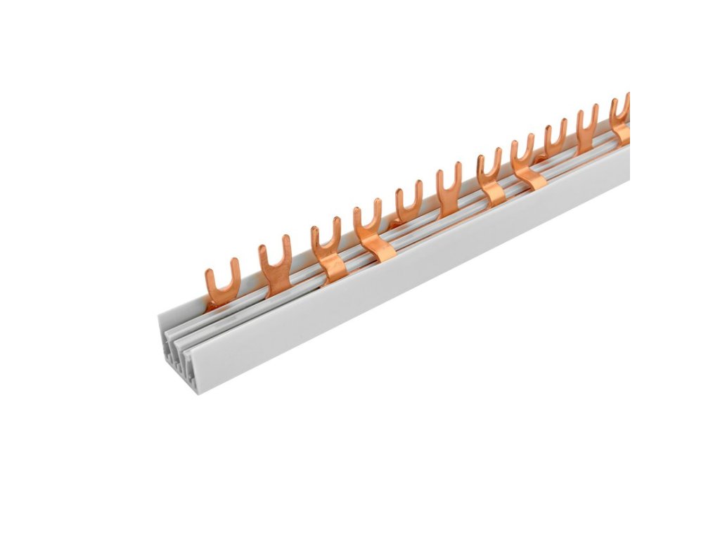 Prop. lišta G-4L-1000/16, vidlica, 4-pólová, 80A, rozstup 17,8 mm (1000362)