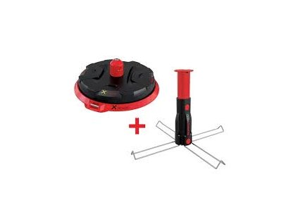 RUNPOTEC 10174 XB 300 – sada Cable Roller na odvíjení kabelů s multifunkčním trnem
