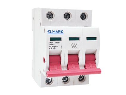 Modulový vypínač ISS 3P 32A  třípólový odpojovač na DIN lištu pro elektroinstalace