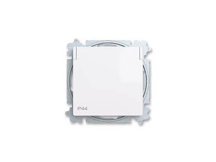 abb zoni zasuvka ip44 matna bila 6619T A06995 500