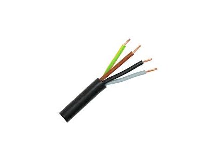 Kábel CYKY-J 4x10 (4Bx10) - Napájací kábel pre profesionálne elektrické inštalácie v domácnostiach a priemysle