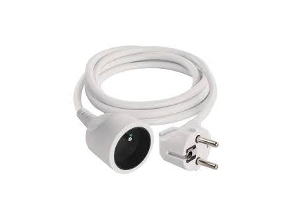 Prodlužovací kabel 1,5 m 1 zásuvka bílý PVC 1mm2 EMOS P0111