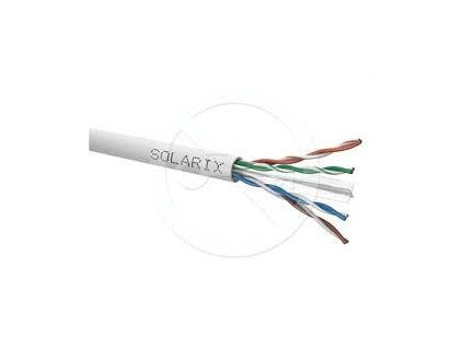 Instalační kabel Solarix CAT6 UTP PVC Eca 100m box SOLARIX 27724160