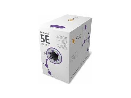 Solarix SXKD 5E UTP LSOH CAT5E UTP LSOH, 305m, fialový