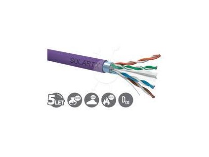 Instalační kabel CAT6 FTP LSOH Dca s2 d2 a1 500m SOLARIX