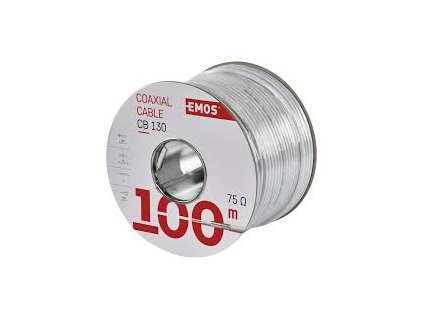 Koaxiální kabel CB130, 100m EMOS S5381