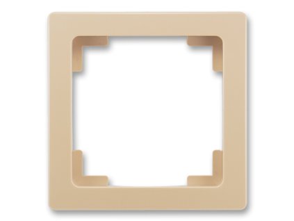 SWING Single frame cream ABB 3901G-A00010 C1 - dizajnový rám pre vypínače a zásuvky v krémovej farbe