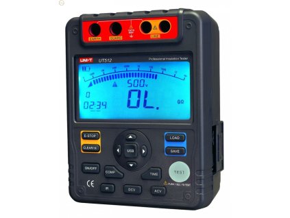 Tester izolačního odporu UNI-T UT512 – Profesionální měřič izolačního odporu s vysokou přesností pro elektroinstalace
