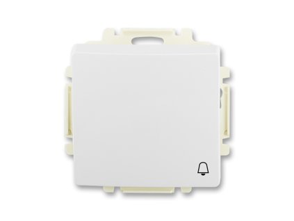 Tlačítko se symbolem zvonku řazení 10 3557G A80343 B1 jasně bílá Swing ABB