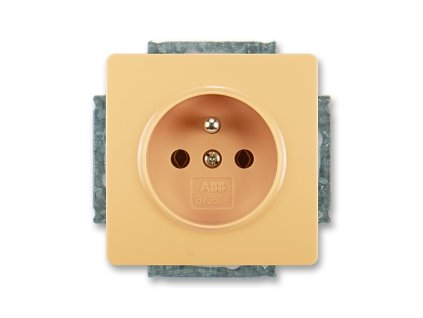 Zásuvka s ochranným kolíkem 5518G A02349 D1 béžová Swing ABB