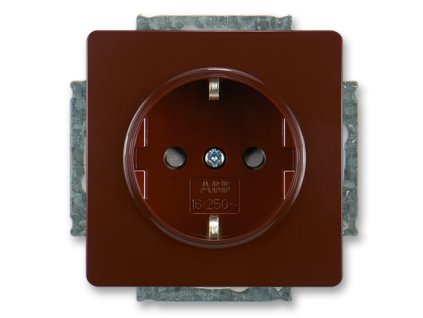 ABB 5518G A03459 H1 Zásuvka 1násobná s ochraným kontakty(podle DIN),s clonkami