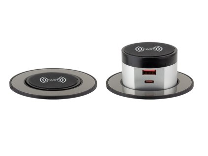 bezdratova nabijecka strongpower powerup imitace nerezi detail