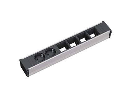 429 1 zasuvkova jednotka dlouha 2x 230v 4x uziv modul 912 011