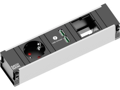 423 1 zasuvkova jednotka kratka 1x uziv modul 1x 230v 2x usb nabijecka 912 0171