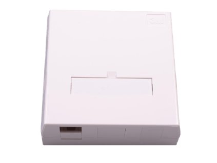 zasuvka opticka 3m na omitku hybridni 8686 86x86x34mm