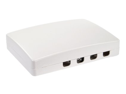 ftth opticky box vyklopny organizer s drzakem pro 4 svary 4xsc 150x110x30mm
