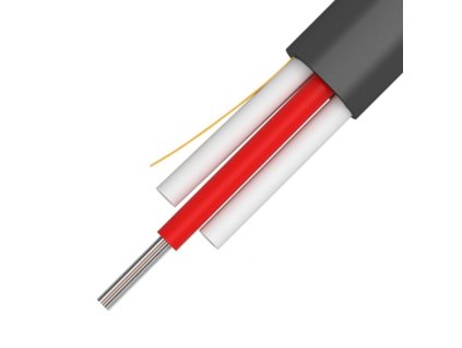kabel opticky a d2yt flat drop 24 vl 9 125 1550n plocha konstrukce 9 1x3 8mm kdp
