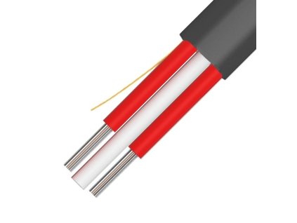 kabel opticky a d2yt flat drop 48 vl 9 125 cerny 2500n plochy kabel 12 5x5 5mm kdp