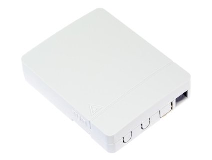 opticka ftth zasuvka 2 x sc apc simplex vyklopna kazeta 105x82x23 mm